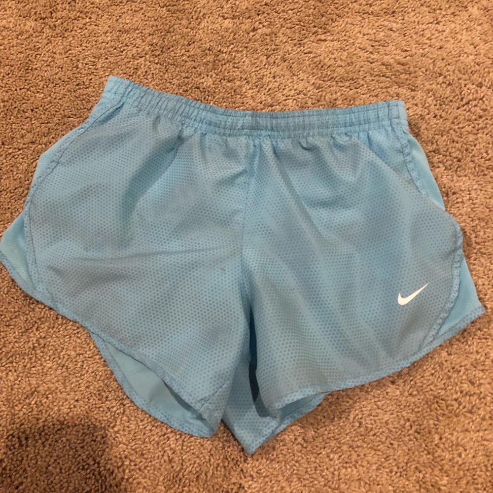 Blue athletic shorts, Nike shorts